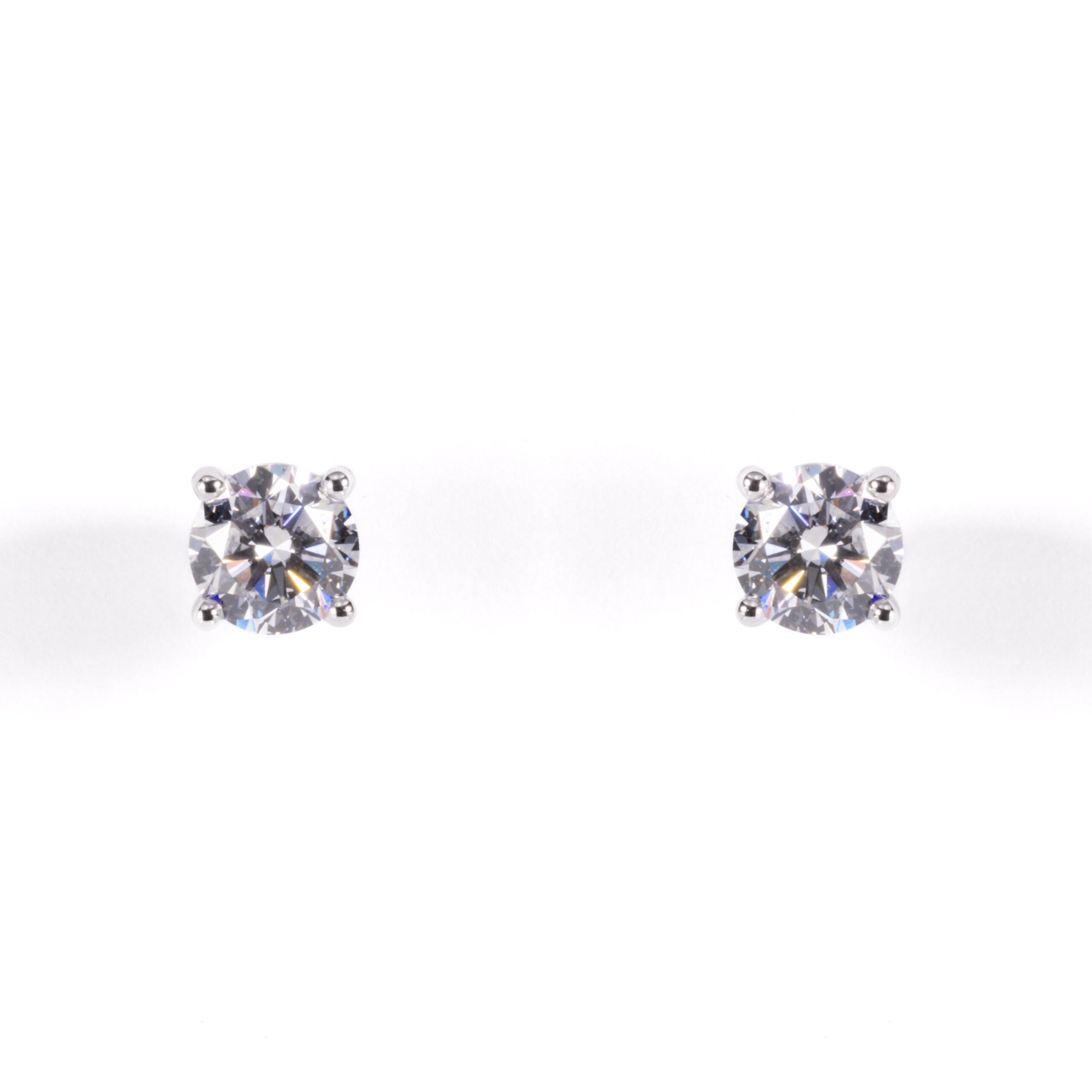 White Gold Diamond Studs
