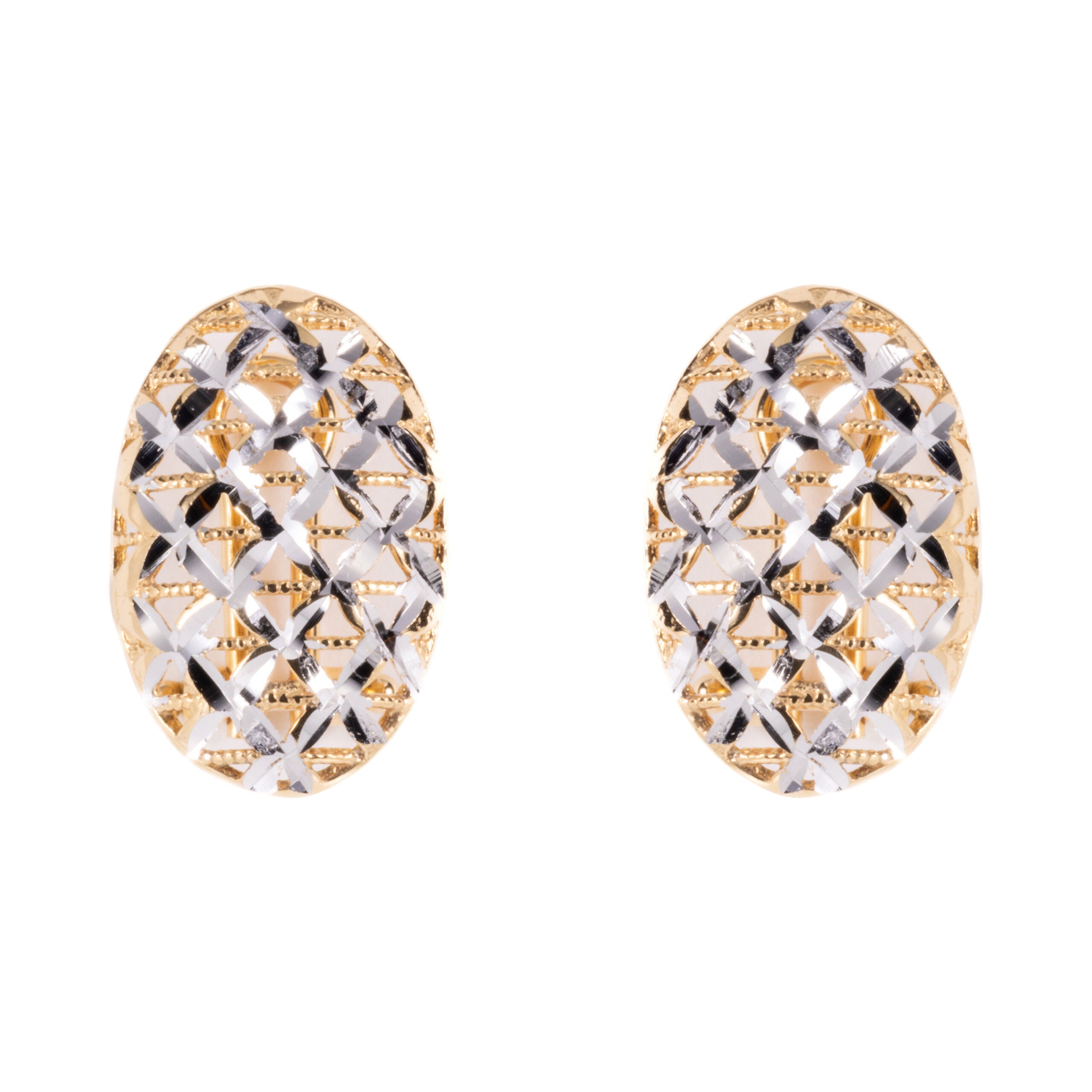 Yellow & White Gold Studs
