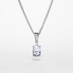 Aquamarine & Diamond Pendant