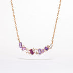 Multicoloured Sapphire & Diamond Pendant