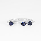 Blue Sapphire & Diamond Ring - Image 3