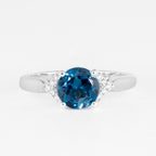 London Blue Topaz And Diamond Ring - Image 3