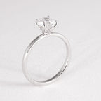 18ct White Gold Diamond 4 Claw Set Solitaire Engagement Ring