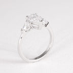 Pear Shape Diamond Trilogy Ring