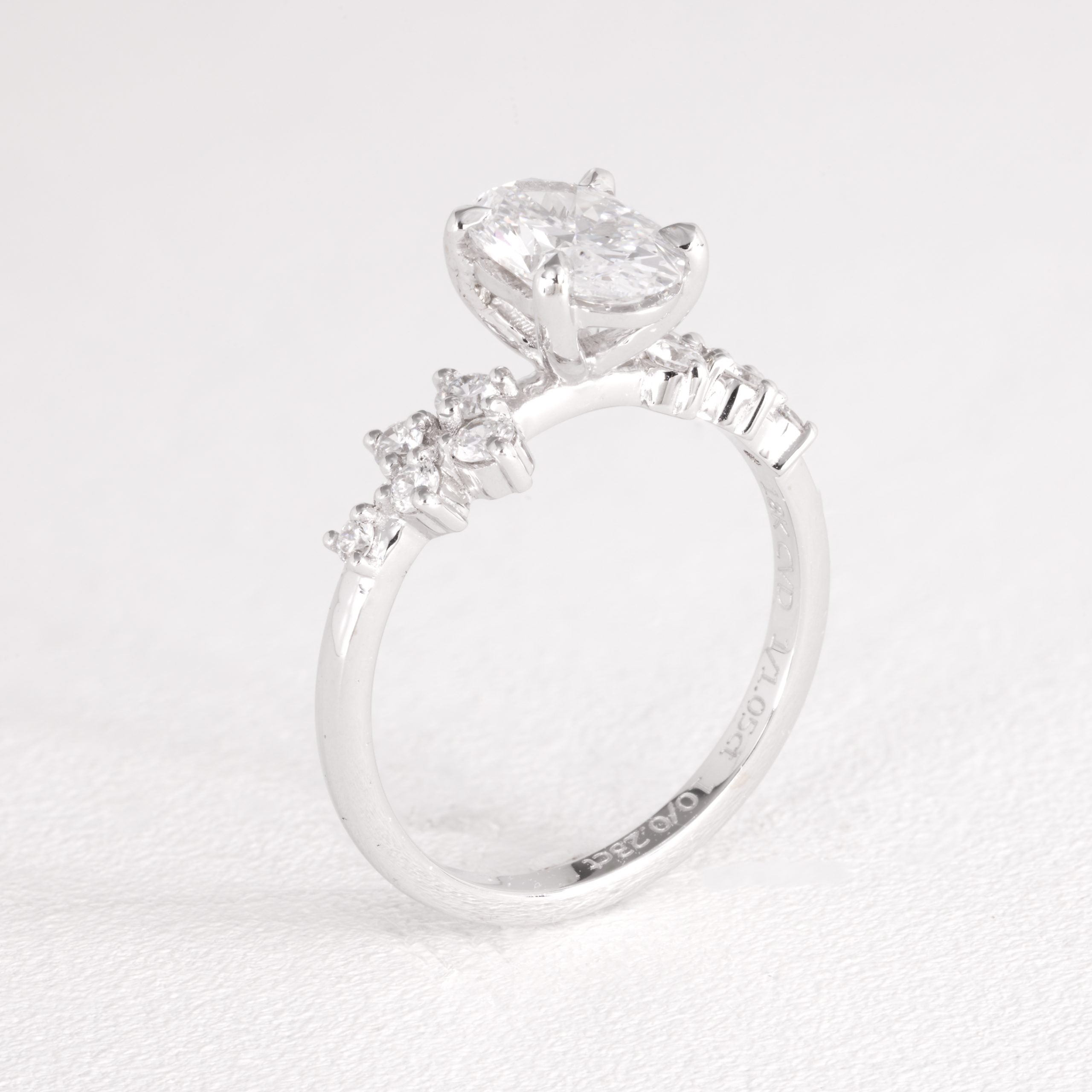 Oval Diamond Engagement Ring