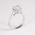 Diamond Halo Engagement Ring