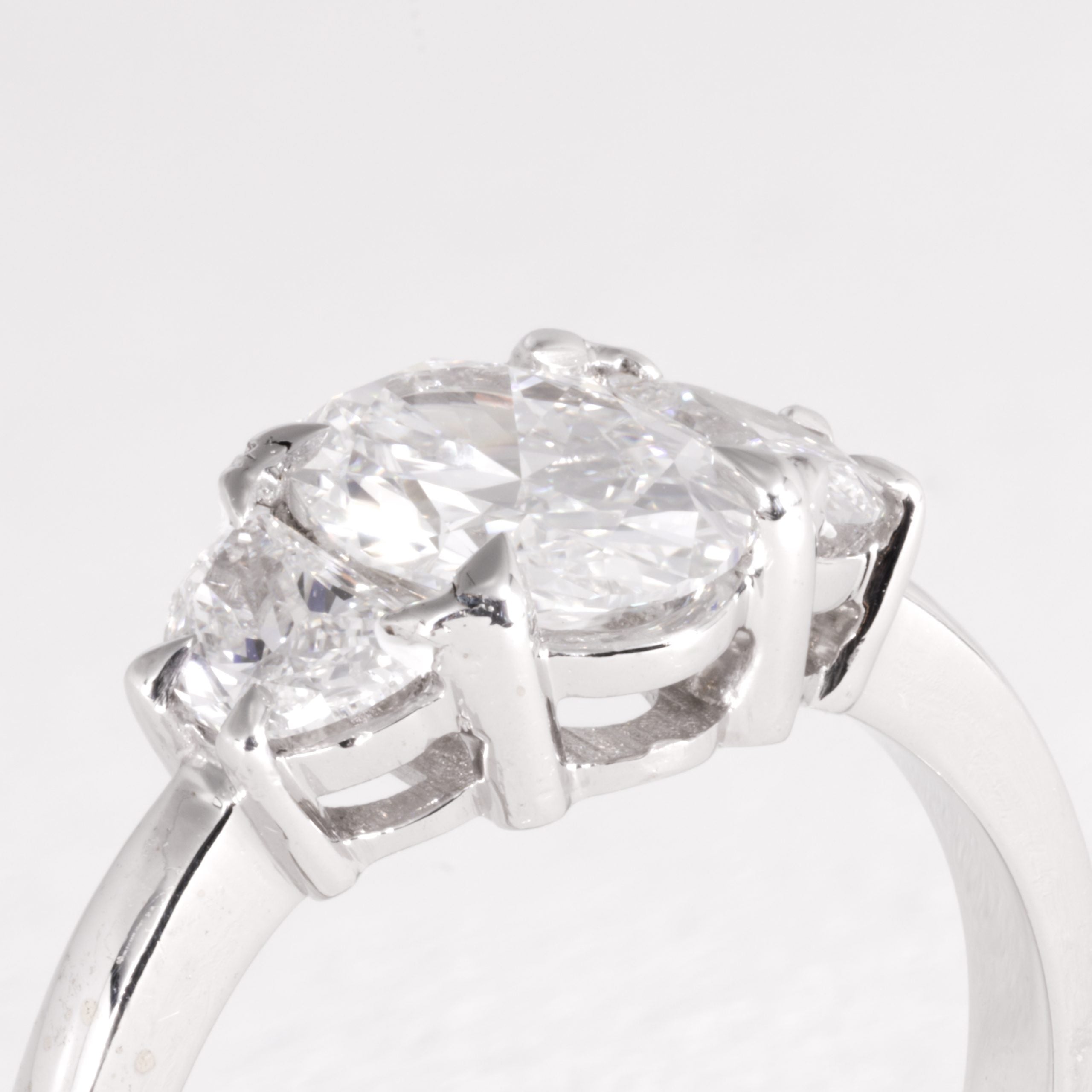 Oval Trilogy Diamond Ring - Image 2