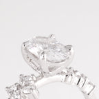Oval Diamond Engagement Ring - Image 2