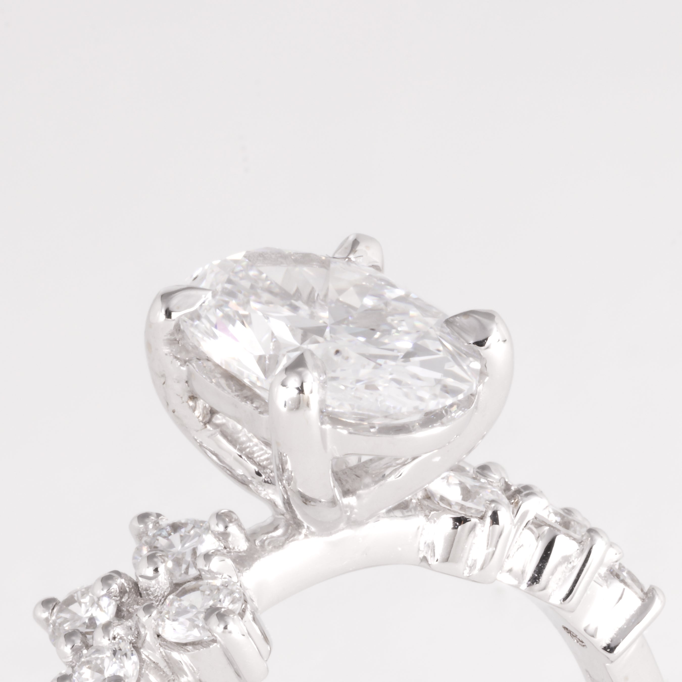 Oval Diamond Engagement Ring - Image 2