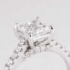 Princess Cut Diamond Engagement Ring - Image 2