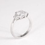 Oval Trilogy Diamond Ring