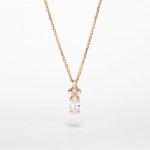 Oval Diamond Pendant