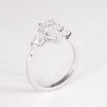 Pear Shape Diamond Trilogy Ring