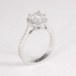 Diamond Halo Engagement Ring