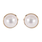 Mabe Pearl Stud Earrings